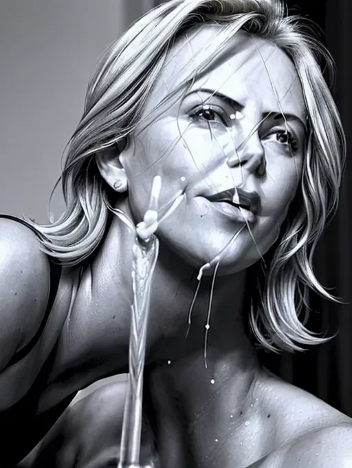 (((CHARLIZE THERON)))(((ACCURATE FACE)))
Looking up, kneeling , (SUCKING INTERRACIAL COCK), selfie, interested, cheerful, (cum in mouth:1.2),
fit, dyke, milf, (short DUTCH BOB hair),
Sweating,
<lora:dpmg_add_detail:1.0>, (best quality),dpmg_pov_blowjob_v1
beautiful, masterpiece,