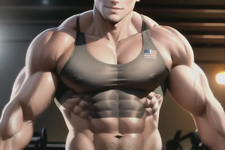 close up shot, 20 year old, a fitness model, fit, t-shirt, camo, gym, sunset, indoor lights, happy, 8k, professional