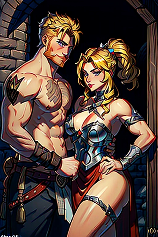 Two people, a twisted realism fantasy setting, a sexy story book princess and a dashing Nordic warrior having graphic sex, a beautiful and cute damsel princess, blonde, thicc curvy, sexualy aroused, captive, in a dungeon, tattered pink princess dress, waiting eagerly for a strong dashing warrior barbarian in the fireground to fuck her, a muscular warrior man, red hair and beard, well endowed, viking armor, ((high definition)), ((4k quality)), ((excellent lighting)), ((great shading)), ((pristine detail)), ((really clear picture)), ((beautiful vibrant colors)), ((accurate at lower prompt guidence)), ((ultra realistic)), (((five fingers per hand))), (((two arms per person))), (((two legs per person))), (((two hands per person))), (((two feet per person))), ((((100 percent according to prompt))))