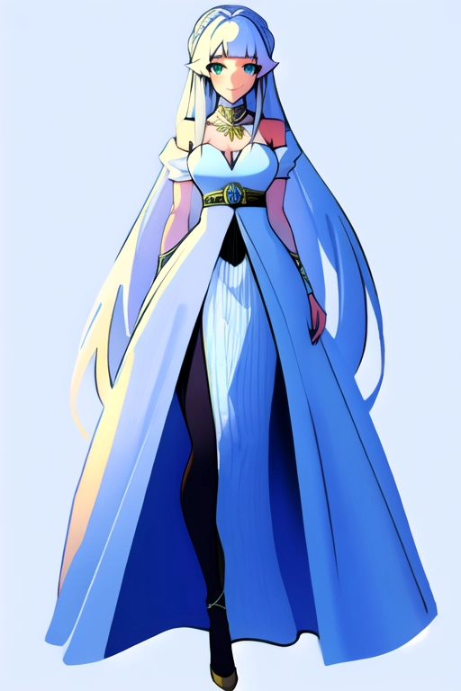 best quality, highres, ultra-detailed, neko, nekomimi, neko_ears, neko_tail, ((white_hair)), blue-green_eyes, upper_body, lower_body, small_breasts, very_long_hair, (((detailed hands))), (((18))), aduld, highly detailed, wide shot, , (((correct anatomy))), light_blue_dress, (((long_dress))), ((wide_clothes)), adventurer_outfit, thin, dress, ((sfw)), safe_for_work, <lora:dpmg_violet_evergarden:1>, (elegance), (wedding_dress), snowy_landscape, proud_smile, <lora:dpmg_princess_zelda:1>