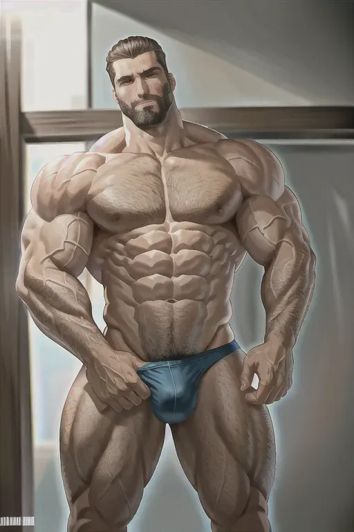 RAW photo, photo of gigachad, posing for the camera, 8k uhd, dslr, high quality, film grain, Fujifilm XT3 <lora:dpmg_gigachad:0.7>, swollen pecs, hyper muscular