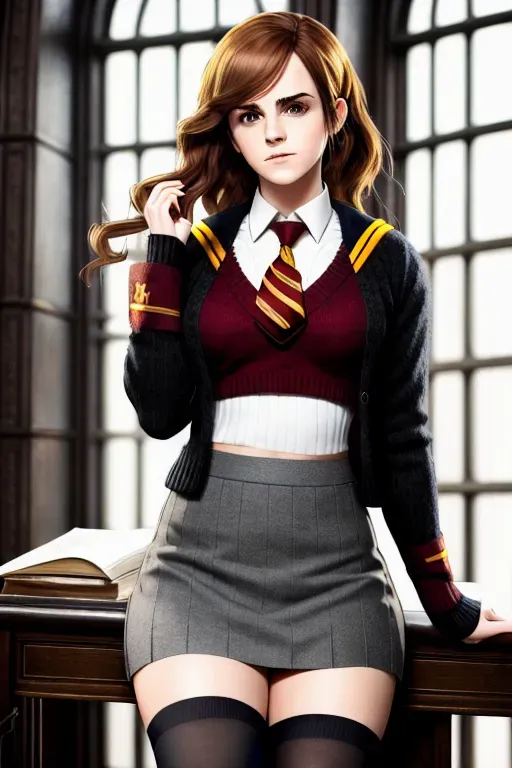 Dopamine Girl - dpmg_emma_watson_v1, a concept art of,Hermione Granger ...