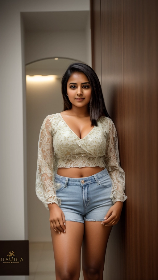 ((professional photograph of a 20 years old fit busty indian girl with tanned skin and short straight hair looking at the camera)),
cute face, cute eyes, realistic cute face, highly detailed cute face,
highly realistic cute face, reflective eyes, cute eyes,
(deep cleavage),
(straight hair),