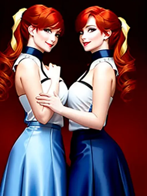 Dopamine Girl - twin, redhead, lesbian, sisters, incest N7xrKB59VMg