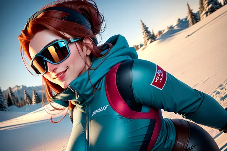 Dopamine Girl - Anna in Salt Lake City in winter. visiting Snowbird Ski ...
