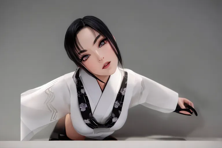 1girl , full body, beautiful::5, gorgeous::5 , breath taking, deadly, feudal japan , edo period , night , japanese , highres , short hair, dark hair, black hair, green eyes , almond shaped eyes, thin lips, solo, ((masterpiece)),photo referenced::5, pale skin, tenchu, kunoichi, professional, ultra high res, kuugire, stealth, soft feminine facial features, button nose, 27 years old::5, seductive look, arrogant look, sinister look, detailed face::5, shocked expression::5, afraid::5, surprised::5, terrified ::5, detailed eyes, dark blue kimono::5, feet, foot, 5 toes, toe, underwear, panties, black stockings::5, pose, bent, purple eyeliner::5, eyeliner::5, hand, fingers, 5 fingers, eyes wide, mouth open::5, dorsum of the foot , dorsal, on toes, head tilt, arms covered, long sleeve::5