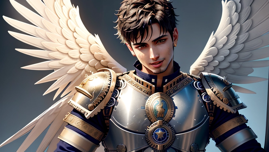 a 64k high detailed photo of body shot of
straight Male Roman
(((Covered with Roman Gear)))
((Has Roman Gear))
(Military)
Ultra Detailed
Best Quality
Most Detailed
((Angel
Wings))
Angelic
Lighting
Love
Hope
Magic casting
Crown
Smiling
King
happy
Glory
Warrior
((Angels))
Angelics
Positivity
Happiness
ecstasy
enraptured
sweaty
saving
God
Royalty
Morality
Goodness
True Good
Power
Force
Authority
Ethical
Saviour
orgasm face
Halo
short Hair
Always and Forever Sentimental
in heat
hot ultra
hot
best
best lighting
tantric
Neutral
Brilliant
Logical
Compassionate
Perfect
Perfection
Exciting
Integrity
Winged
Courage
Purity
Harmony
Beauty mark on upper lip
((Male))
Ethereal Lighting
Celestial Lighting
(((With Roman gear)))
((In uniform))
((God Tech))
with items of power
((Crew Cut))