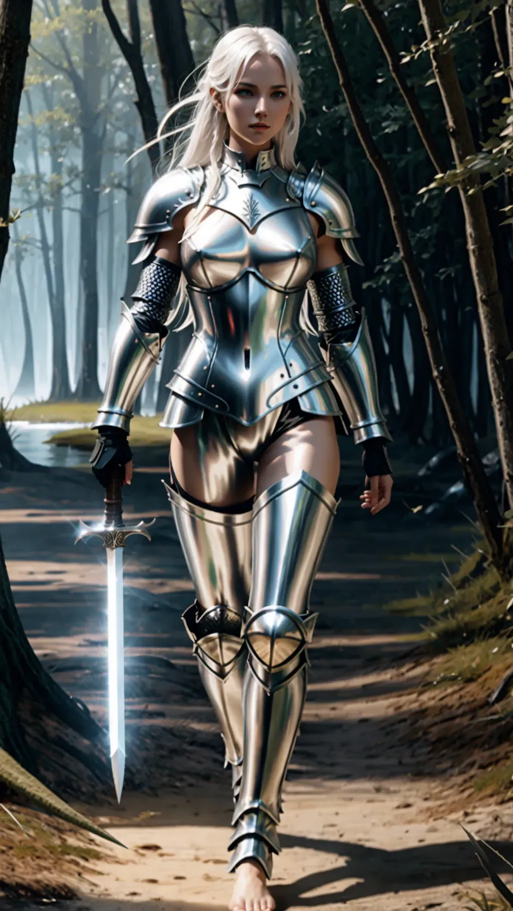 full-body image of young hot topless barefoot slender white-skinned female knight girl with toned muscles while wearing armor plated pants and metal armor gloves and armored nipples while fighting a fire-breathing dragon in an enchanted swamp with a sword in her hand, exposed nipples, barefoot, nipple armor, armored nipples, metallic nipples, metallic nipples, metallic nipples, metallic nipples, metallic nipples, metallic nipples, metallic nipples, metallic nipples, metallic nipples,