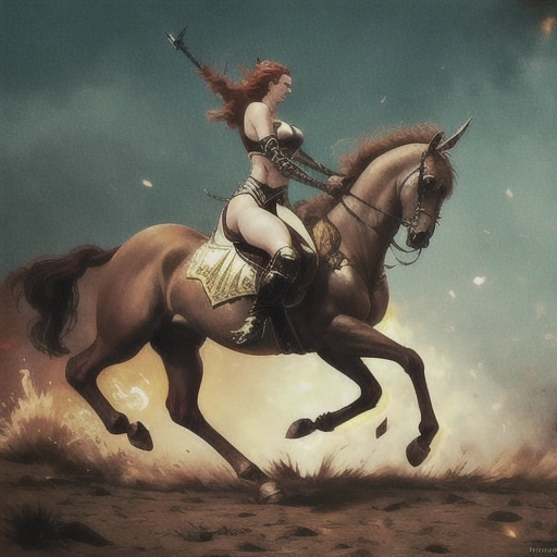 Centaur, female, wingedhussar, charging at viwer, hussar, lance, braced,