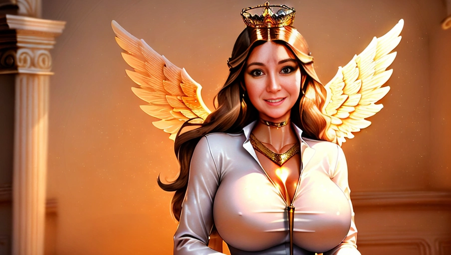 a 64k high detailed photo of body shot of
straight female
HDR
Professional
((In clothing)))
((Has Attire))
Godly
Ultra Detailed
Best Quality
Most Detailed
((Angel
Wings))
Angelic
Lighting
Love
Hope
Magic casting
Crown
Smiling
empress
King
Queen
happy
Glory
Warrior
Angels
Angelics
Positivity
Happiness
ecstasy
enraptured
sweaty
saving
God
Royalty
Morality
Goodness
True Good
Power
Force
Authority
Ethical
Saviour
Halo
short Hair
Always and Forever Sentimental
in heat
hot ultra
hot
best
best lighting
tantric
Neutral
Brilliant
Logical
Compassionate
Perfect
Perfection
Exciting
Integrity
Winged
Courage
Purity
Harmony
Beauty mark on upper lip
((Female))
Ethereal Lighting
Celestial Lighting
(((With Clothes)))
((With God Item))
((God Tech))
with items of power
God Wings