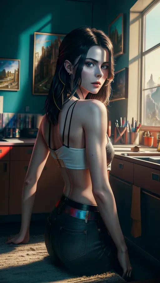 A high resolution photography of German singer Lena Meyer-Landrut, vivid colors, cinematic composition, UHD, HDR, highest quality, highest resolution, (photorealist:1.2), (photorealism:1.2), (masterpiece:1.4), unreal engine
