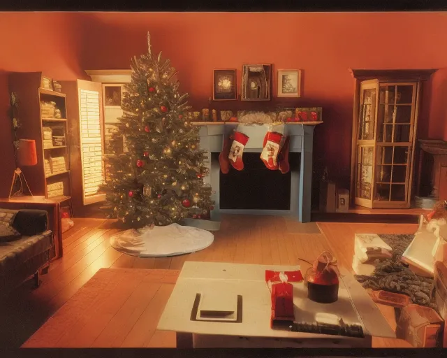 santa claus weilding a lightsaber