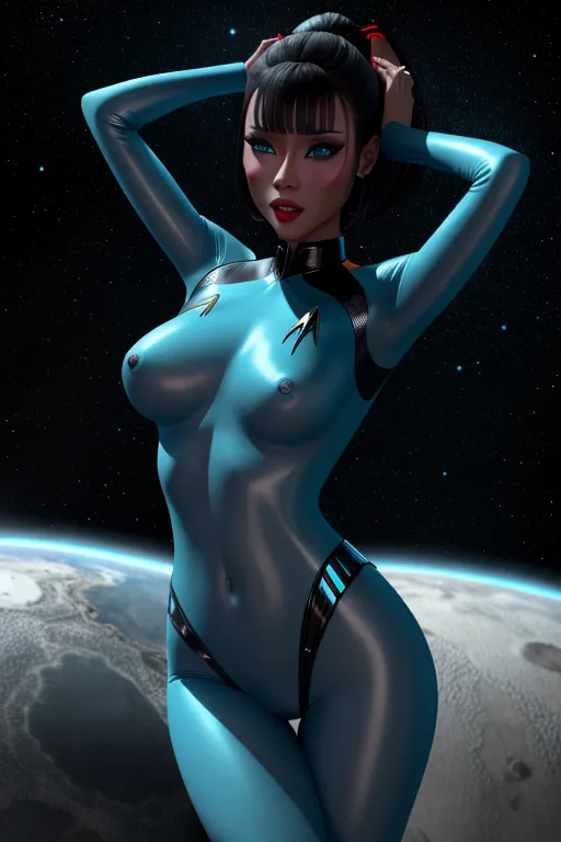alien star trek stripper cum slut, (seducing you) ,explicit, nsfw, (outfit), eager, detailed, 8K, smooth, high resolution, ultra quality, 16k, dynamic scene,