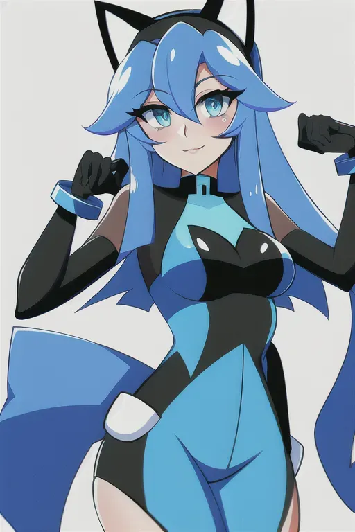 high quality, teenage robot girl, cat ear head band
