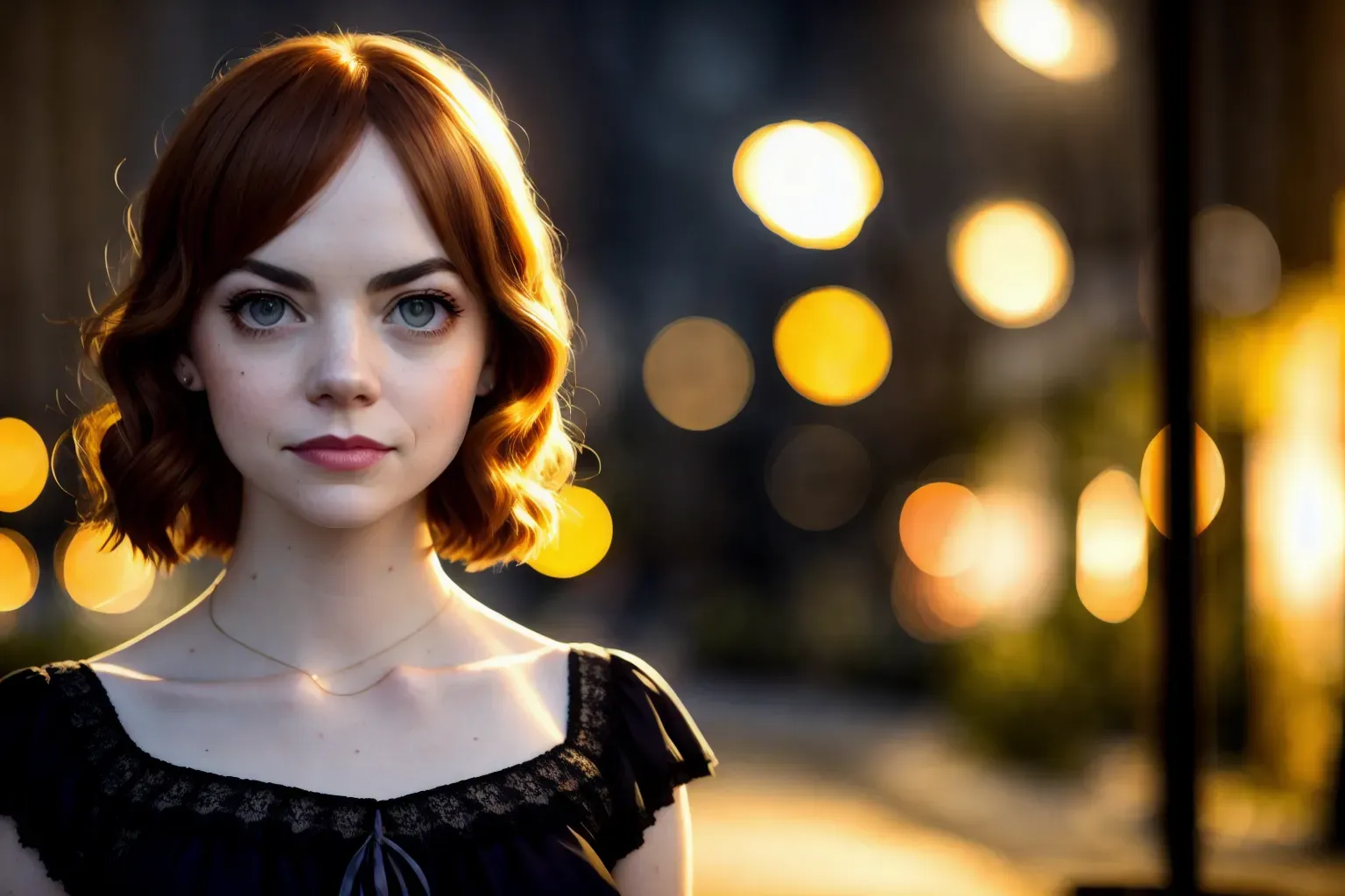 a concept art wide shot of (Emma Stone)(completely accurate face)(glowering eyes), (flirtatious mischievous malicious expression), full body, in a city park at midnight, (slutty witchcraft girl),(wearing witches dress)(pale skin),(skinny slender athletic physique), (very tiny perky breasts), five slender fingers,beautiful face,beautiful lips,detailed large eyes,curved eyebrows,cgsociety,natural lighting,studio lighting,professional,editorial, (oily skin glistening)(bokeh)