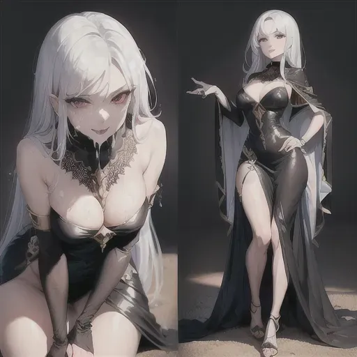 dark sorceress, skinny body, ((cum dripping from face)), barely legal (cum on face), covered in cum, detailed eyes, cum on clothes, ((looking at viewer)), very tight dress, (((on her knees with hands behind back))), beautiful face, detailed eyes, high definition, photorealistic, happy, blushing, awaiting tongue, extremely small waist, very long legs, graveyard in the background