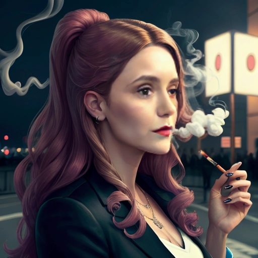 Drew Barrymore hypnotizing Allison Brie, sleepy, spirals,
(((hold a cigarette in her mouth))), smoking girl