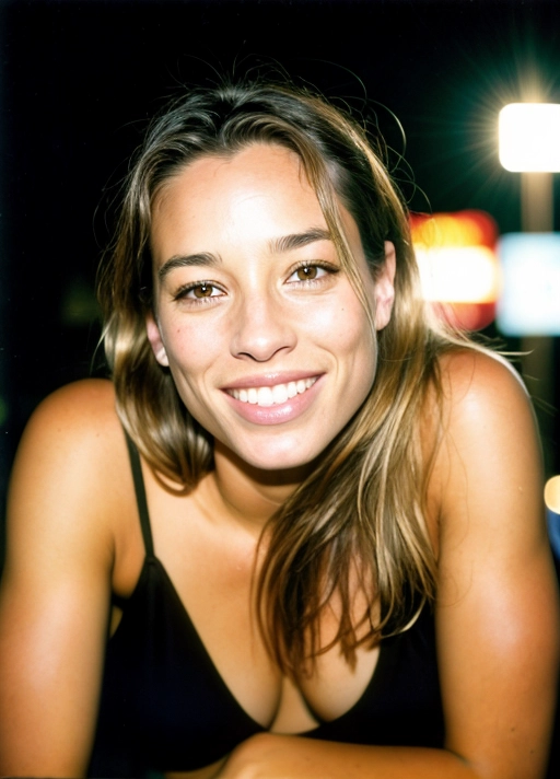 8k, raw photo of Piper Perabo, masterpiece, Street style photo, disposable camera photograph, large film grain, high contrast, Flash photography, Bad photography, Taken at night, low_light, house party, laughing, smiling, fully nude, unflattering breasts,
Wide-angle lens, Sliver movie, natural lighting, <lora:dpmg_add_detail:0.5>, shot on Agfa Vista 200 --ar 9:16 --v 5