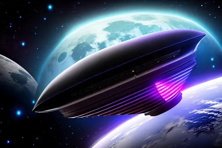Alien spaceship with a penis