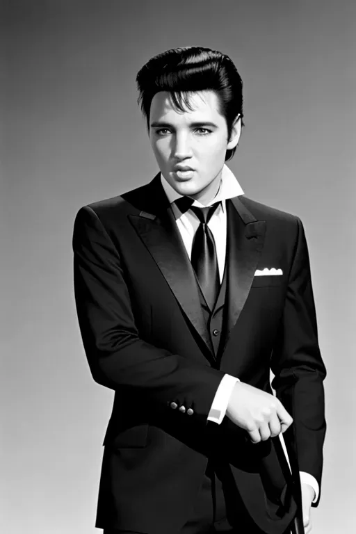 A high resolution 8K photograph of, Elvis Presley, as secret agent James Bond, Agent Elvis