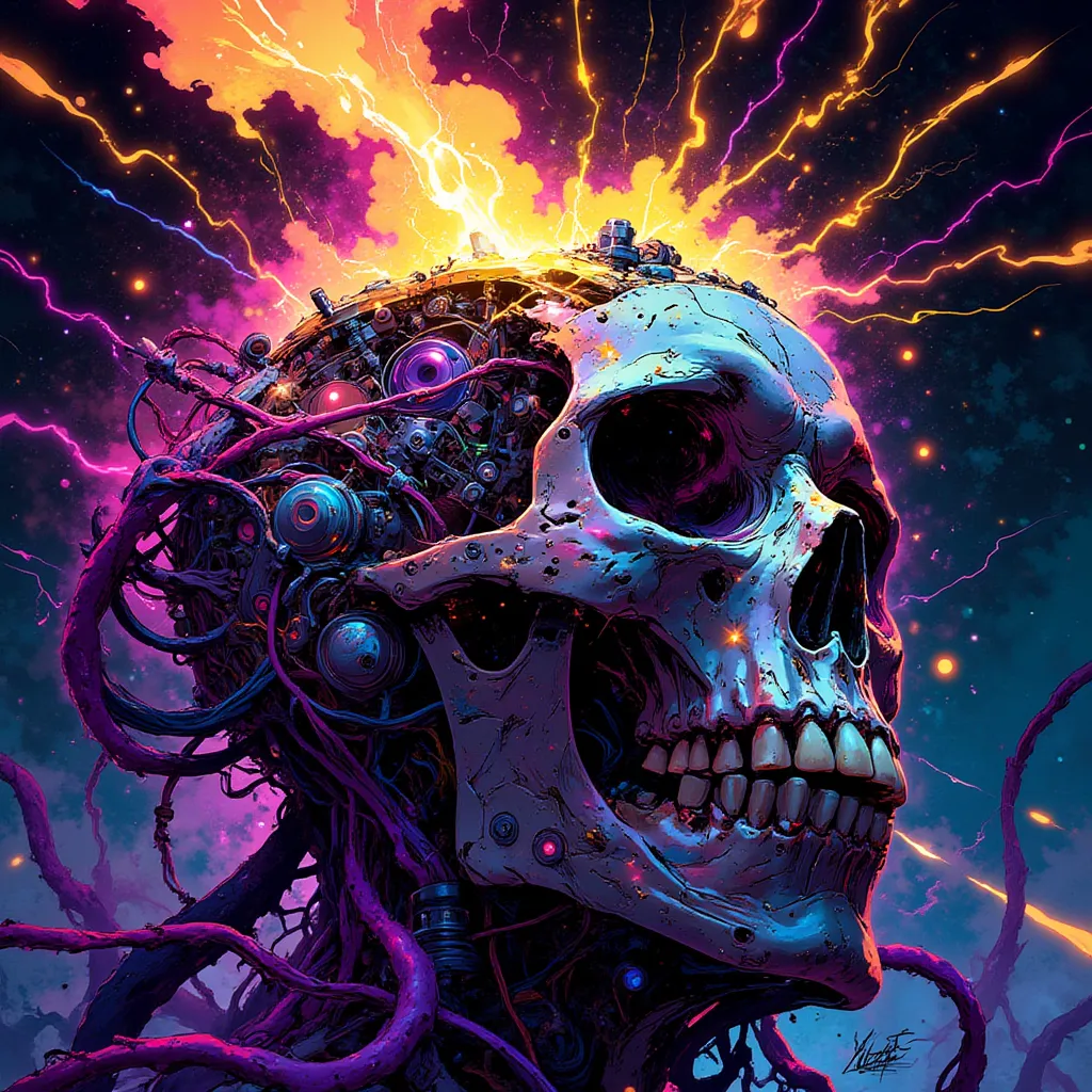 AI Art by Artificial Alien Intelligence | Dopamine Girl