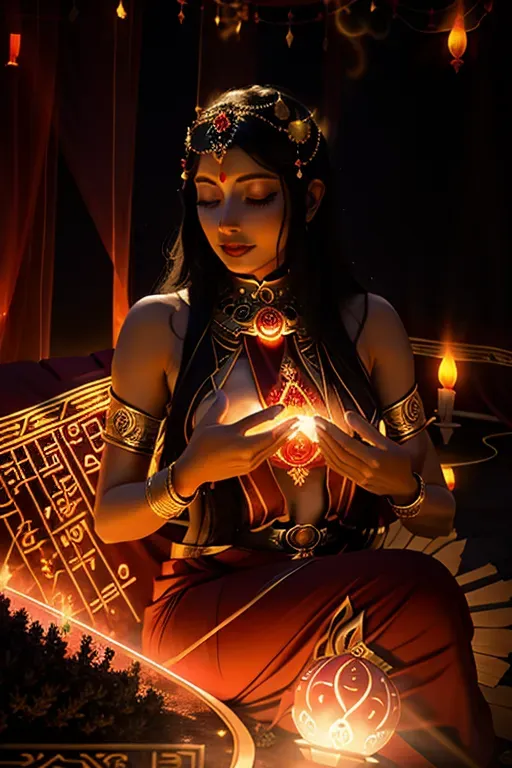 A high-quality erotic hyper-realistic photo of sex goddess. Succubus. Pussy showing, legs spread. In the realm of mysticism and ancient beliefs there exists a supernatural being of immense power and significance known as the Tantric Red Goddess. This divine entity is said to be accessed through a natural and potent vortex of energy a convergence point where the ethereal and earthly energies meet and intertwine. This vortex serves as a bridge between the mortal realm and the higher planes of existence enabling seekers to connect with the Tantric Red Goddess and tap into her transformative energies.
The Tantric Red Goddess is often depicted as a radiant and alluring figure draped in flowing crimson robes that seem to dance with the flames of passion and vitality. Her appearance reflects the vibrant and passionate nature of the energies she embodies. She is both a representation of raw primal power and a beacon of profound wisdom.
As the Transmuter of Energies the Tantric Red Goddess holds the ability to shift and transmute various energies be they emotional spiritual or cosmic. She can take negative and stagnant energies and transform them into positive rejuvenating forces promoting healing growth and renewal. In her presence individuals can experience profound emotional catharsis and find the strength to release the burdens that weigh them down.
One of the Tantric Red Goddesss primary roles is that of the Reconciler of Opposites. She teaches that the apparent dualities in life light and darkness pleasure and pain love and fear are interconnected and essential aspects of the whole. Through her guidance seekers learn to embrace and integrate these opposing forces achieving a state of balance and harmony within themselves and in the world around them.
In her aspect as the Teacher of Power the Tantric Red Goddess imparts knowledge of inner strength and personal empowerment. She encourages seekers to explore their hidden potential guiding them through rituals and practices that help them harness their innate abilities. Through her teachings individuals learn to wield their power responsibly and ethically using it to uplift themselves and others.
Devotees who seek the Tantric Red Goddesss wisdom often embark on transformative journeys of selfdiscovery and spiritual growth. They approach the vortex with reverence and respect understanding that connecting with this powerful being requires an open heart and a willingness to confront both the light and shadow aspects of their existence.
In essence the Tantric Red Goddess stands as a symbol of the profound mysteries of life guiding those who are drawn to her towards deeper understanding empowerment and the harmonization of their inner energies. She is a reminder that within the natural worlds energetic currents there exists a realm of infinite potential waiting to be explored by those who dare to embrace their true selves and the powers that lie within. Her wet pussy is showing.