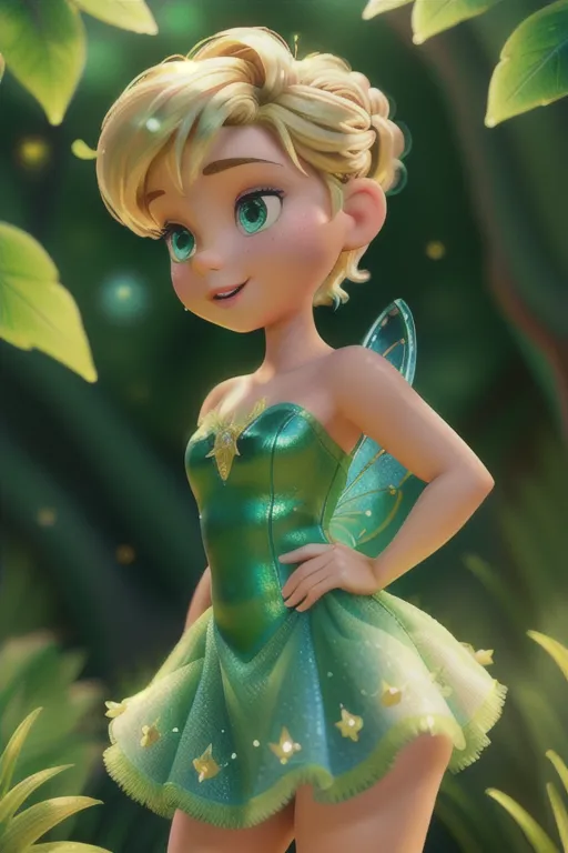 Dopamine Girl Tinker Bell As Seen In The Peter Pan Disney Movies