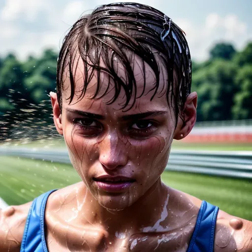 short hair, athletic, tears, (beautiful), 30yo, high cheekbones, (sweating), one girl, wet hair, sticky hair, (orgasm), race car, full body view,
<lora:dpmg_add_detail:1>