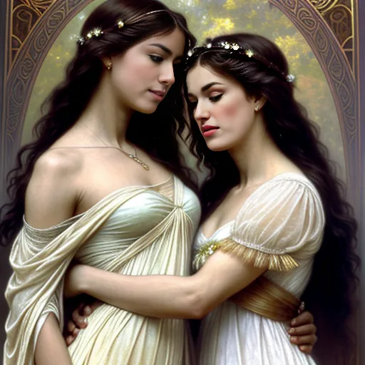 2 girls in (Dynamic ancient lesbian passion:1.2)
(Two sexy longhaired lesbian women (with very small torsoes:1.):1) with hairy vaginas
((slender Diminutive Brunette Daisy) and (slender Diminutive Brunette Jenna)) Agents of Shield)
Dynamic poses of sensual lesbian lovers together slender Ancient Parthian princess princess and slender Ancient Amorite princess, a slender ancient parthian princess and a slender ancient amorite princess, posing gracefully in an embrace, Concept art, Intricate, Highly detailed, Ethereal lighting, flowing garments, warm and soft hues, Digital painting, Artstation, Soft focus, Illustration, Art by alphonse mucha, william-adolphe bouguereau, and henrietta rae, Romantic, Delicate, painterly style, Fantasy, Elegant, intimate.