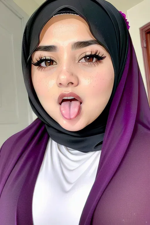 dpmg_awaitingtongue_v1, Muslim women, wearing hijab covering head, praying, full body shot,