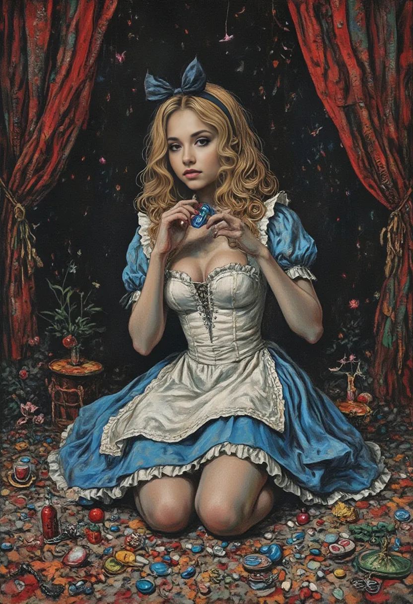 AI Art by MAGENTA CHARIZARD | Dopamine Girl