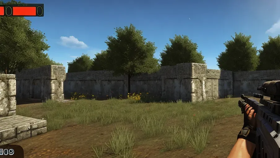 A first person shooter game in the style of Duke Nukem 3D, shooting aliens and demons, old graphics from the 1980s Commodore64 and Amiga computers:999999.9999, crypts, graveyards, temples, courtyards, castles, monsters, demons, aliens, undead, soldiers, action-packed, warfare, castlecore, military ouposts, military checkpoints, barricades, tunnels, <lora:dpmg_add_detail:fantasycore:555>, magic, spellcast, spellcasting, futurecore, futuristiccore, intricacy complexity:999999.9, detail complexity:999999.9, soldiers wearing power armor, soldiers wearing exoskeleton, 16K image resolution,