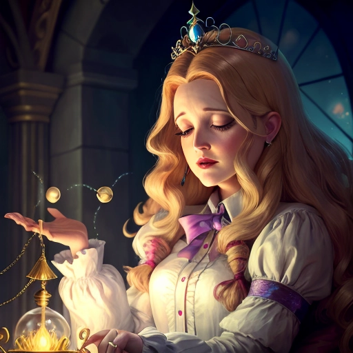 Princess Drew Barrymore, (((sleepy))), hypnotized by magic spell