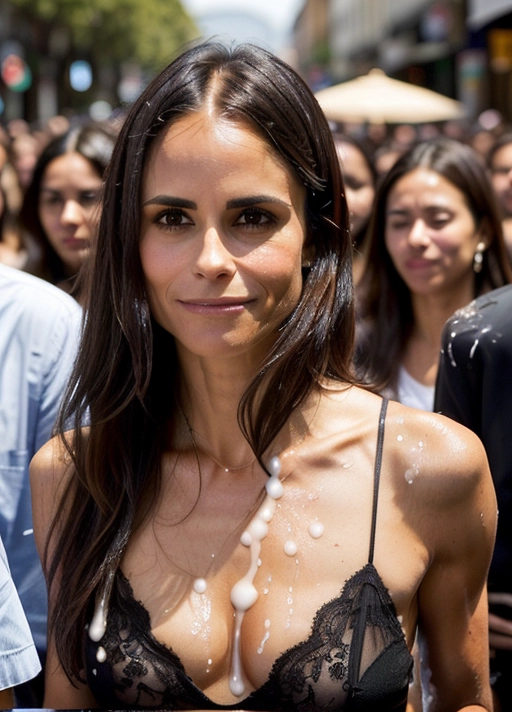 ( skinny slut Jordana Brewster 28 years:1.42),
(accurate face, photorealistic face,perfect face,detailed face, beautiful eyes:1.45),
(wearing elegant black blouse:1.2),
(facial, lot of cum on face, bukkake:1.7),
(on the crowded street, walking:1.2),(crowd:1.7),
dpmg_face_cum_v1,
<lora:bukkake:0.2>,
deviantart,
uncensored,
Photograph,
masterpiece