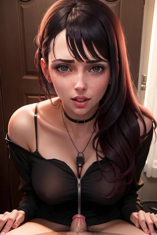 Sara was cumming nonstop now as Blackys cock hammered her cunt. It was beautiful. Sara turned her head toward me and sobbed, I love it Thank you Am I fucking him good