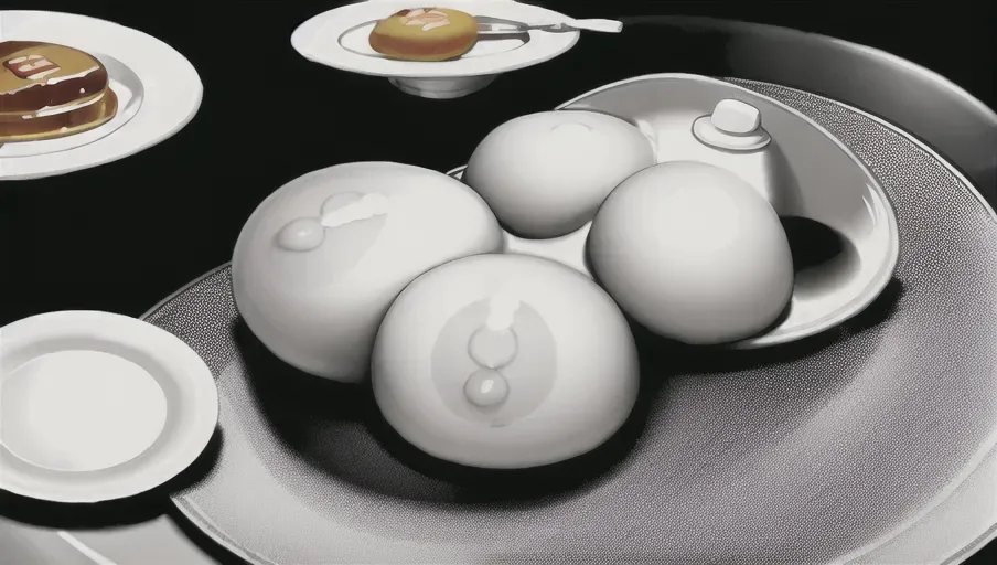 (((Big boobs on a plate))), (((breasts lie on a plate))),vore, only boobs, no torso, no head, only the body trunk, no head, no neck, no shoulders, no abdomen, no arms, (((no body only breasts to see on a plate))) , multiple breasts, amputee,cannibalism,guro, no double body,maple syrup on the breasts