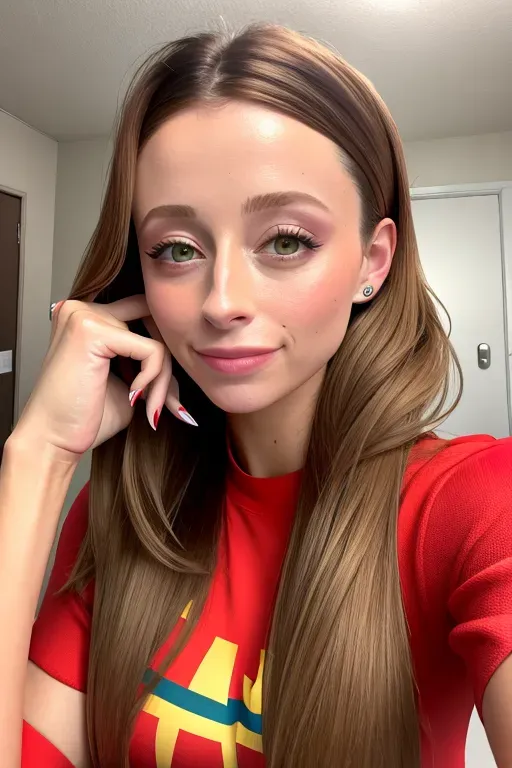 Dopamine Girl Masterpiece Best Quality K Emma Chamberlain Looking In The Camera