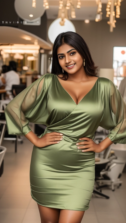 ((professional photograph of a 20 years old fit busty indian girl with tanned skin and short straight hair looking at the camera)),
cute face, cute eyes, realistic cute face, highly detailed cute face,
highly realistic cute face, reflective eyes, cute eyes,
(deep cleavage),
(straight hair),