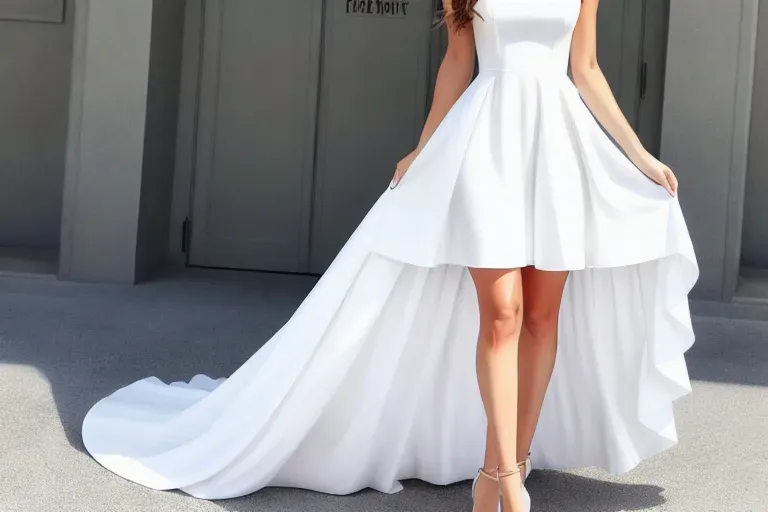 dragon in a white dress