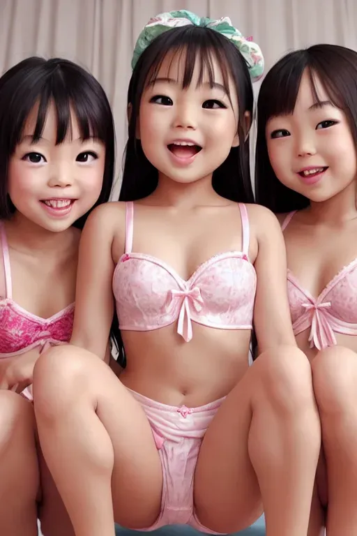 little Asian girls in underwear squatting spreading legs doing sexy pose beautiful face detailed face beautiful lips detailed lips beautiful mouth detailed mouth beautiful teeth detailed teeth beautiful eyes detailed eyes smooth face smooth lips smooth mouth smooth teeth smooth eyes