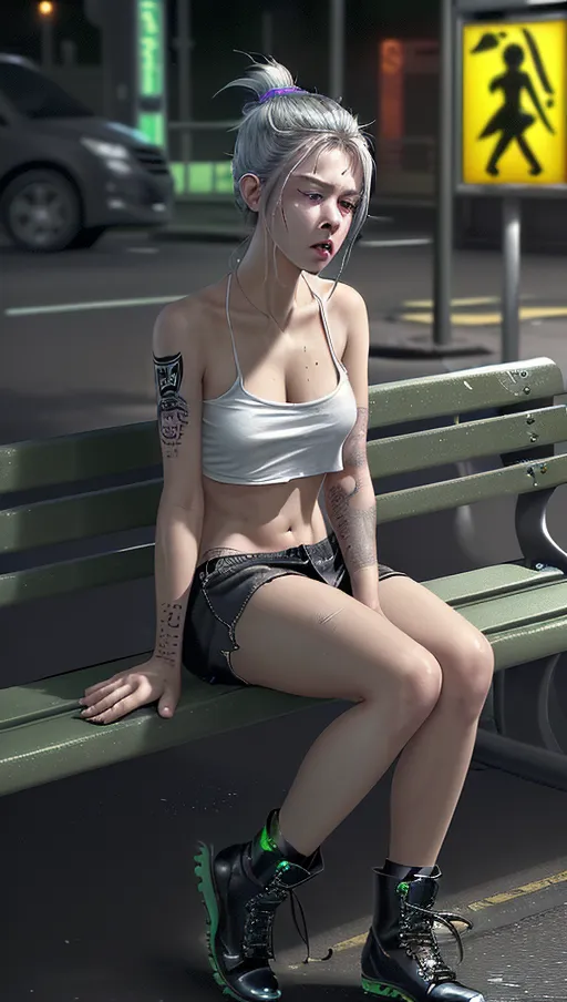 AI Art by Artificial Alien Intelligence | Dopamine Girl
