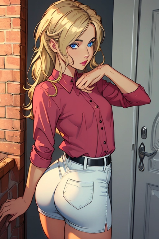 My best friend is a cute Christian lady, offspring of a pastor, wife of a deacon, sexy, submissive, dark blonde hair, dark eybrows, sweet blue eyes, concave nose, soft cheeks, full lips, small chin, slim figure, small breasts, thin waist, curvy hips, thicc ass, full thighs, thigh gap, wearing a pink blouse, long modest skirt, skirt pulled up, naked, nipples poking her blouse, wet aroused clit, aroused vagina, throbbing brown anus, crawling on my bedroom floor, presenting me her ass, showing off her ass, just beside the bed, begging, needing my cock, wanting to bear my seed, ((high definition)), ((4k quality)), ((excellent lighting)), ((great shading)), ((pristine detail)), ((really clear picture)), ((beautiful vibrant colors)), ((accurate at lower prompt guidence)), ((ultra realistic)), (((five fingers per hand))), (((two arms per person))), (((two legs per person))), (((two hands per person))), (((two feet per person))), ((((100 percent according to prompt))))