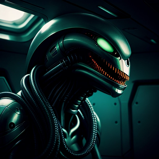 Woman being tortured aboard alien ship