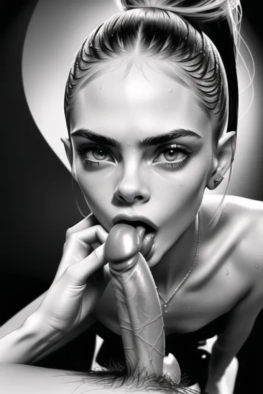 8k black and white photograph,
((cara delevigne 18 years old pov looking_at_viewer)) saliva accurate face intricate highly detailed (finely detailed beautiful eyes: 0.8) perfect ears skinny runner ballerina small full round breasts erect nipples flat chest wet shiny body five slender fingers beautiful hairstyle short ponytail charming face (beautiful wet lips erotic opened mouth) detailed large eyes, eye-contact a extremely seductive and submissive expression pale skin tattoo naked pierced sweaty skin saggy breasts <lora:dpmg_licking:0.7> <lora:better_cooks:0.8> enjoys licking the head of a dick,
digital photography high angle shot close-up view (masterpiece, sidelighting, hdr)