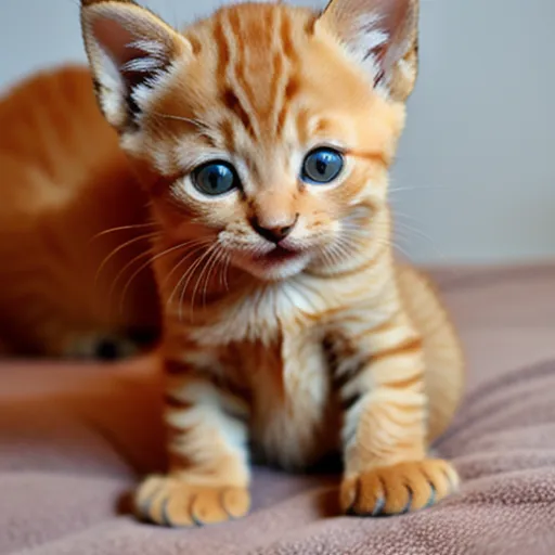 mgm roar, cute orange tabby kitten