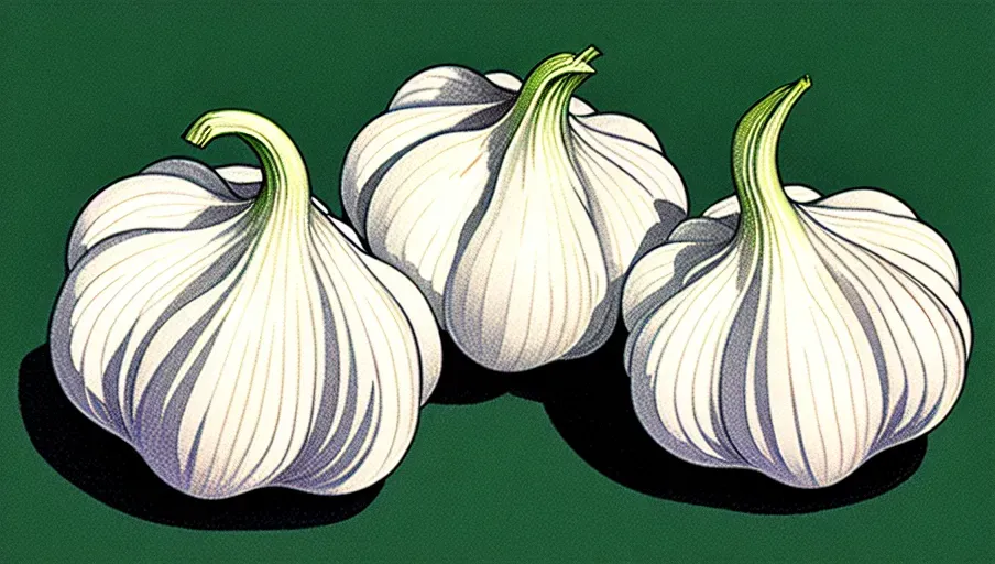 illustration of garlic