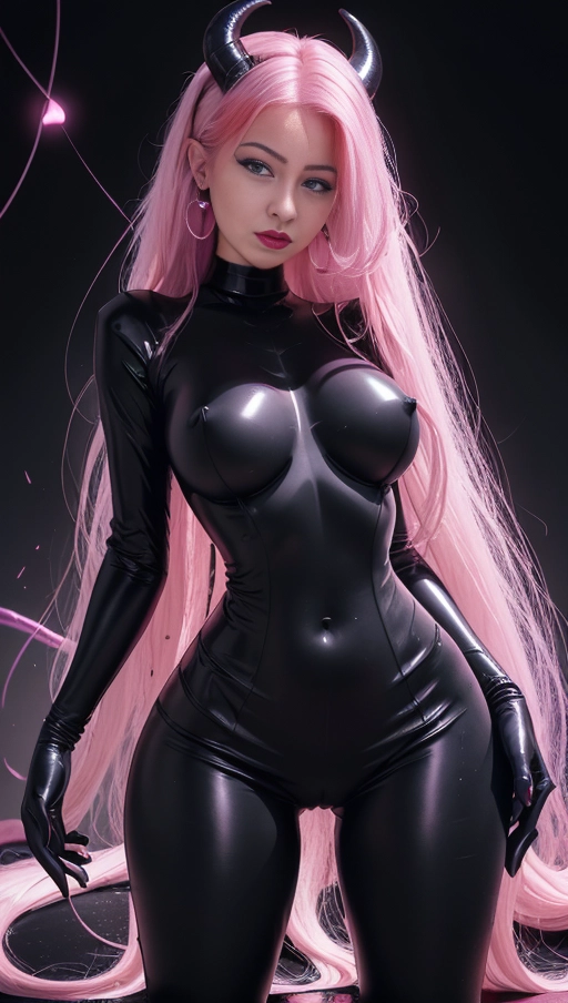 best quality, (((ultra high res))), (((detailed face and eyes))), ((perfect face)), (big shining heart choker), earrings, jewelry, (conjuring), witch, ((very long voluminous hair)), ((((black skintight neckholder)))), ((((pink lipstick)))), ((black long sleeves)), ((glowing heart)), (((demon mark))), ((((straight hair)))), (((Kylie Jenner))), (((((very very long hair))))), (((perfect face and eyes))), (((straight hair))), ((black leggings)), (black latex suit), ((succubus)), demon horns , (((huge cameltoe))), black gloves, ((symbiote goo suit)), ((symbiote goo hair)), ((symbiote goo face)), ((symbiote goo everywhere)), ((succubus symbiote girl)), (((demon tail))), (((hair-raising symbiote))), ((purple glowing lines)), ((((having sex)))), (((burgundy hair)))