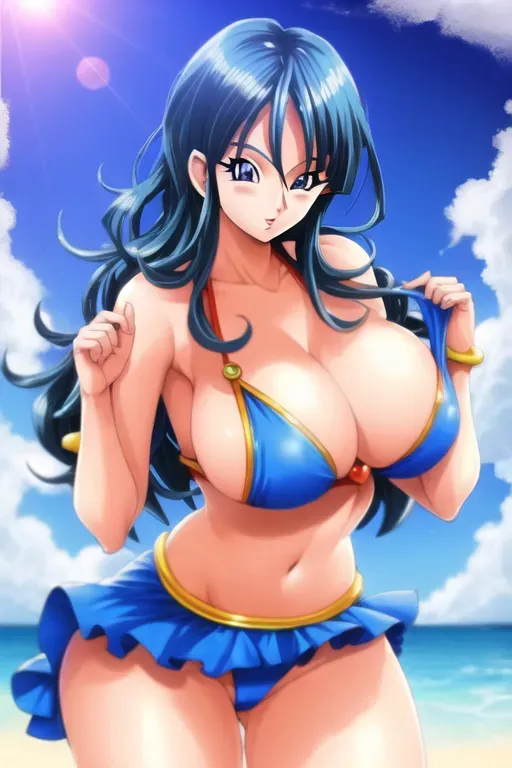 Miss Beach Maron Finally I could finish this sexy lady She s one of the hottes girl from Dragon Ball Z