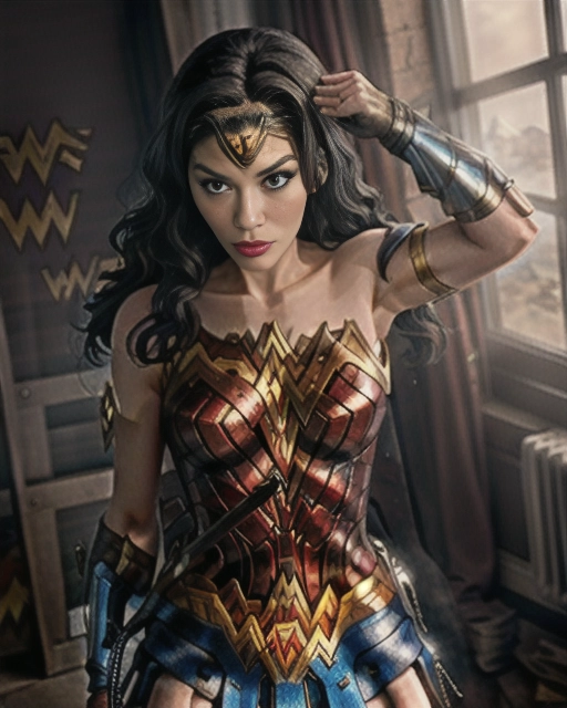 (((Wonder Woman))) in captivity