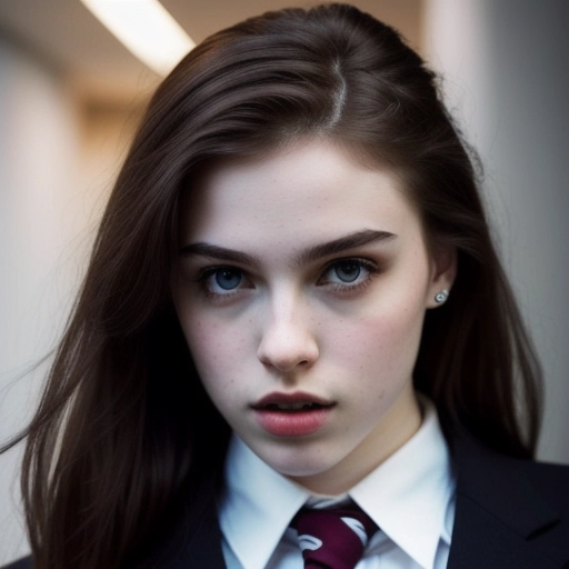 angsty anglo-saxon 18-year-old secretary wearing nothing but a tie, perfect face, small perky nipples, no panties, porn, erotic, sophomoric body, small perky breasts, realistic face, perfect body, perfectly shaped nose, unkempt hair, anatomically correct, surreal, realistic detail, photorealistic, highly detailed, ray tracing, realistic skin texture, in an office building, artistic photo, soft contrasting colors, realistic photo, cinematic, perfect skin, whole face in frame, ((extremely detailed)), masterpiece, photorealistic, (((best quality))), perfect contrast, rustic, ((ultrasharp)), (((extremely detailed portrait))), natural colors, natural lighting, ((sharpened picture)), ((bokeh)), vivid contrast